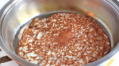 толстые блины на простокваше