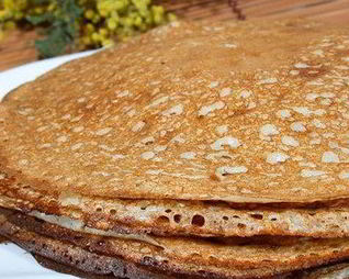 Тонкие блинчики на кефире