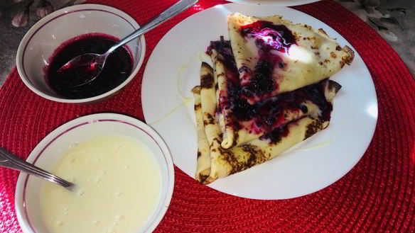 Рецепт Тонкие блинчики на молоке