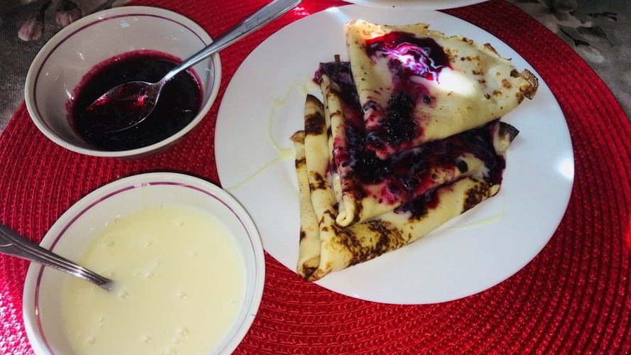 Рецепт тонкие блинчики на молоке