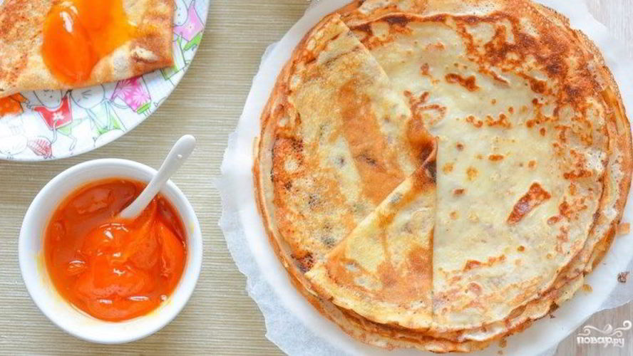 Рецепт тонкие блины на кефире