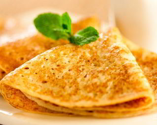 Тонкие блины с дырочками на молоке