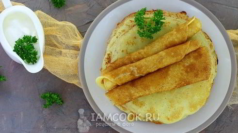 тонкие картофельные блины
