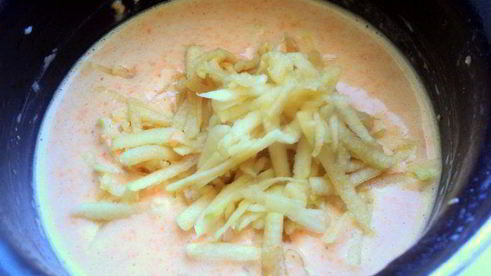 тыквенно-яблочные блины