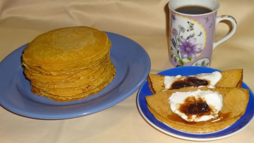 Рецепт тыквенные блинчики