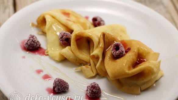 Рецепт Заварные блины на сливках