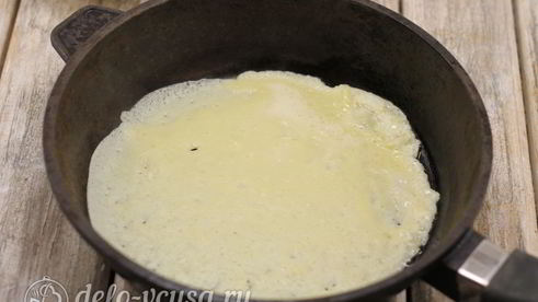 заварные блины на сливках