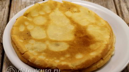 заварные блины на сливках