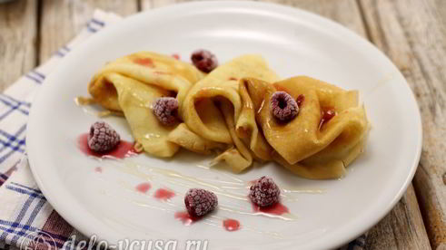 заварные блины на сливках