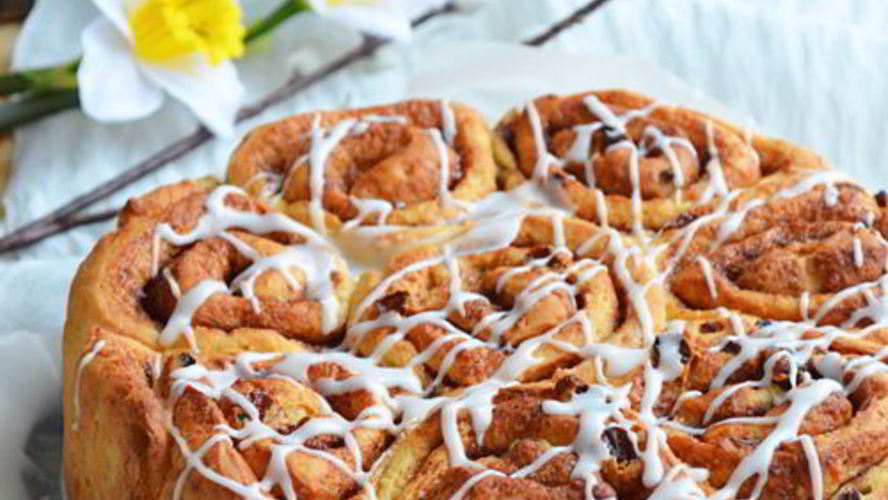 Рецепт американские плюшки с корицей