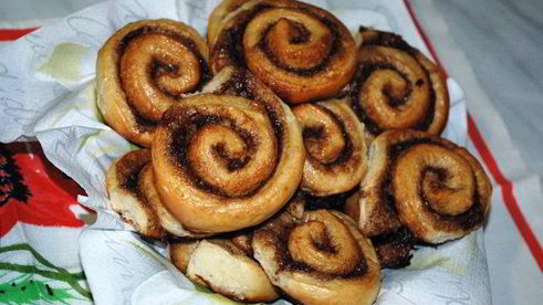 булочки и коричные улитки дональда дака