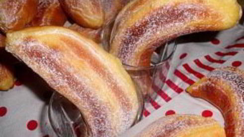 булочки с банановой начинкой