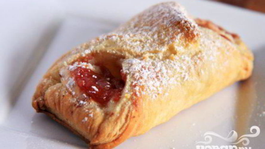 Рецепт булочки с гуавой и сливочным сыром