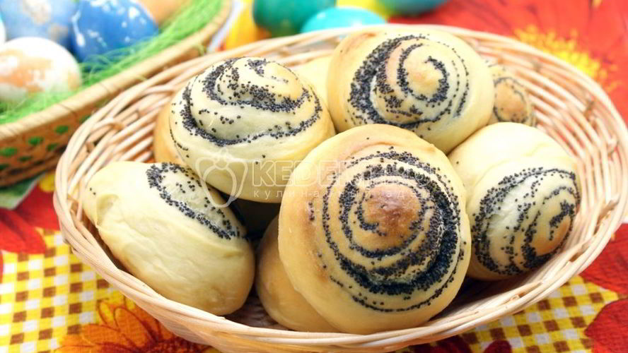 Рецепт булочки с маком