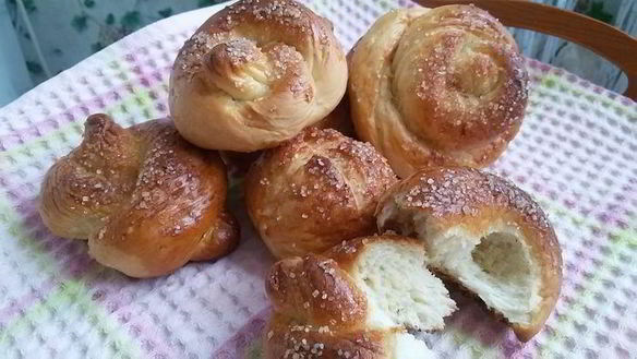 Рецепт Булочки с сахарной посыпкой