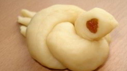 булочки в форме птичек