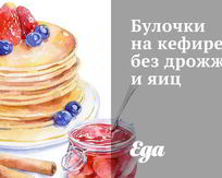 Булочки на кефире