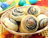 Булочки с маком