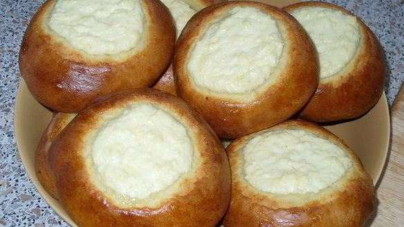 Рецепт Домашние творожные ватрушки в духовке