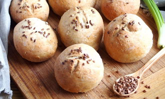 Гречневые булочки