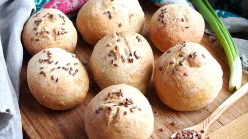 гречневые булочки