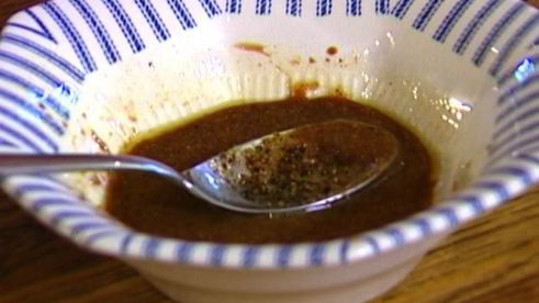 круассаны с сыром, персиком и пармской ветчиной