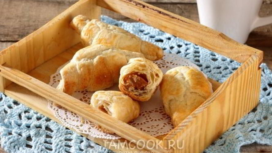 Рецепт круассаны со сгущенкой