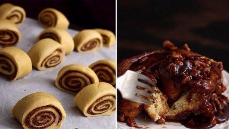 Рецепт липкие булочки с корицей