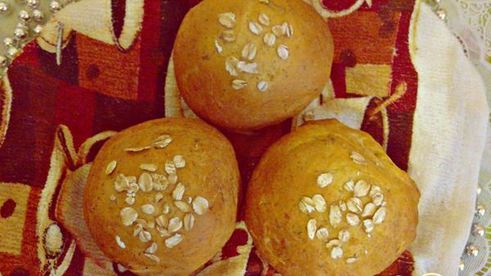 морковные булочки с отрубями