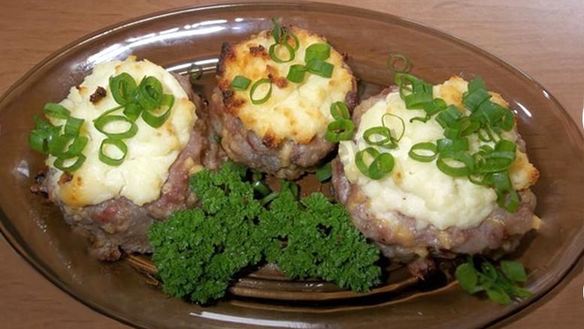 Рецепт Мясные ватрушки из фарша