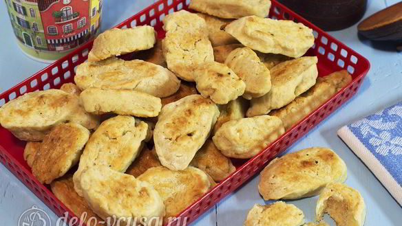 Рецепт Пампушки без дрожжей с чесноком