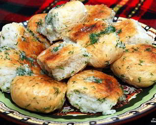 Пампушки для борща с чесноком