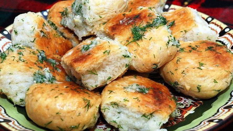 Рецепт пампушки для борща с чесноком