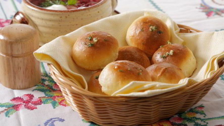Рецепт пампушки с чесноком