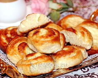 Плюшки с творогом