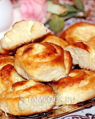 Плюшки с творогом