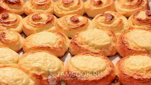 плюшки с творогом
