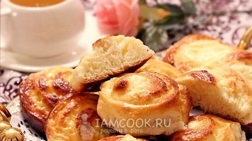 плюшки с творогом