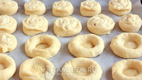 плюшки с творогом