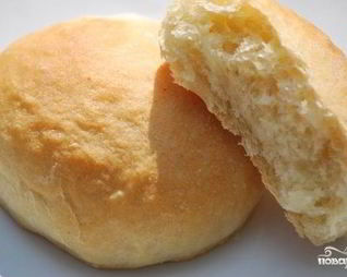 Постные дрожжевые булочки