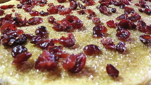 пряные тыквенные плюшки с клюквой