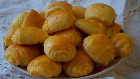 сдобные булочки с сыром