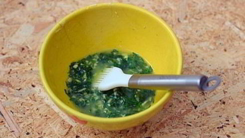 сырные булочки с чесноком и базиликом