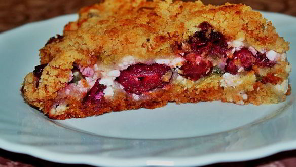 Рецепт Творожная ватрушка из песочного теста