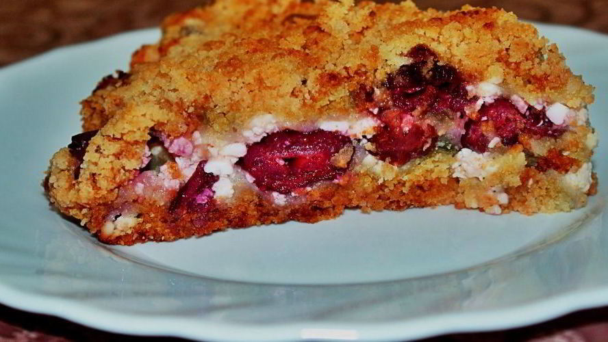 Рецепт творожная ватрушка из песочного теста