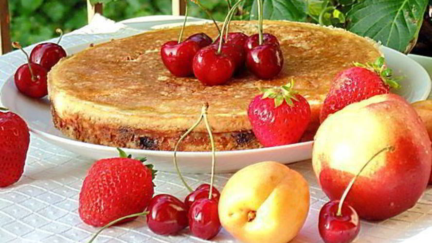 Рецепт творожная ватрушка с черникой