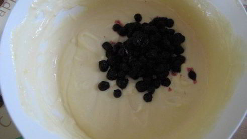 творожная ватрушка с черникой