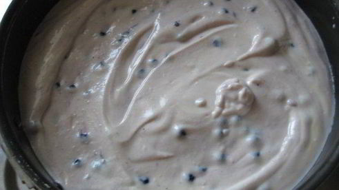 творожная ватрушка с черникой