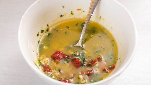 творожные булочки с чесноком и базиликом