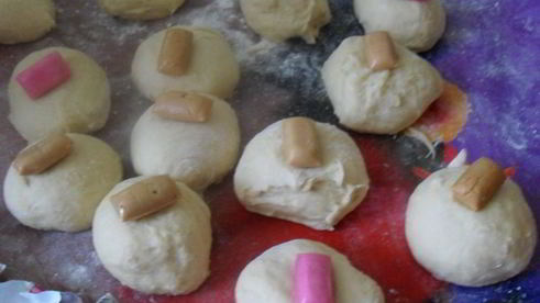 ванильные булочки сюрприз